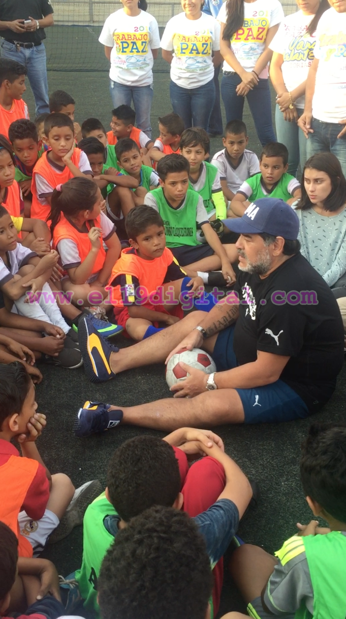 Maradona en Nicaragua